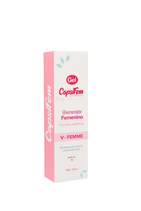 Capsifem® capsaicin gel for menstrual cramps, fast-absorbing relief for lower abdomen, natural formula for women and teens.